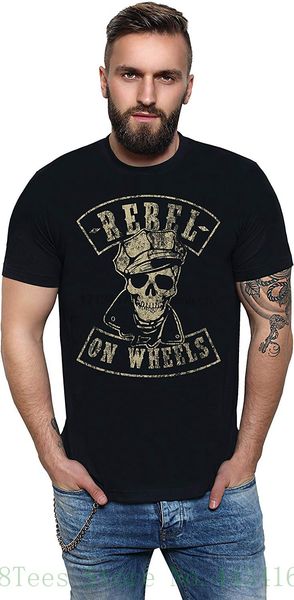 

king kerosin rebel on wheels regular t shirt black 2020 brand t shirt men fashion