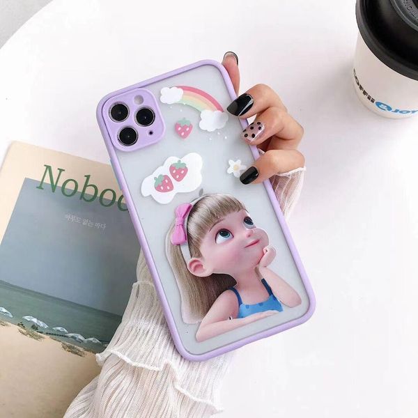 

cute milk tea princess for 11pro/max xs/xr/se phone case iphone7p female 8plus