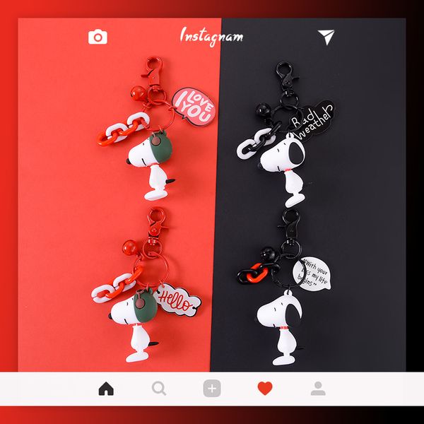 

cartoon silicone keychain car key pendant couple bag school bag ornament creative gift, Silver