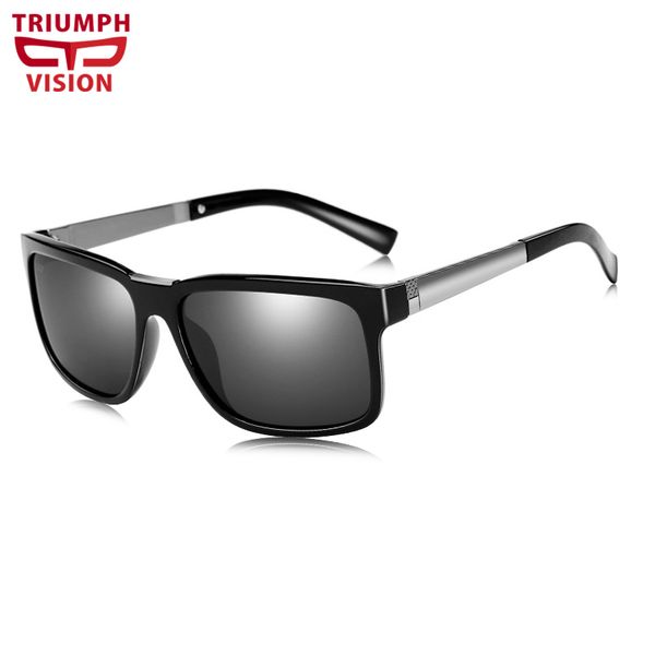 

sunglasses vision mens shades driver polairzed male cool gradient uv block sun glasses, White;black