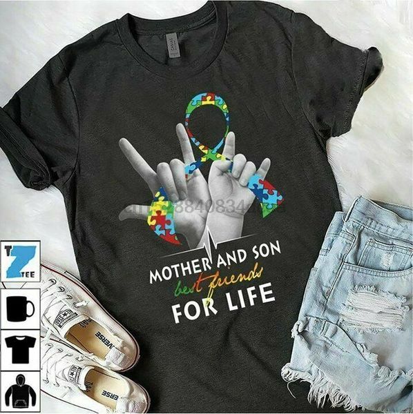 

аутизм мать и сын лучшего друга для жизни унисекс футболка размер s 3xl