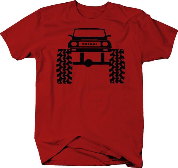 

suz samari 4x4 lifted offroad mud tires truck color t-shirt2020 new fashion casual men t shirt novelty o-neck muscle shirt