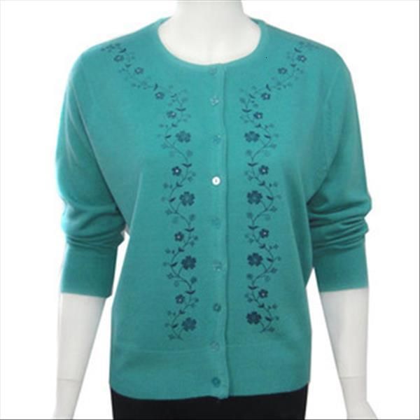 

women's embroidery sweater fashion all-match mother clothing cardigan women sweater plus large size sweatershirt xxxl 4xl, White;black