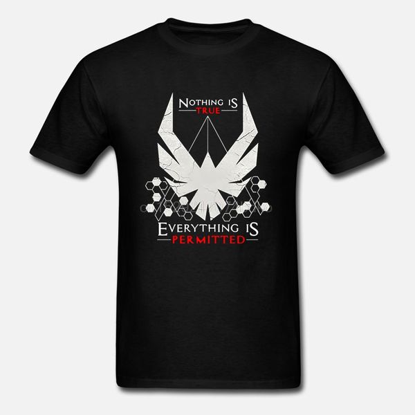 

men's nothing is true everything is permitted t-shirt leisure fashion t-shirt