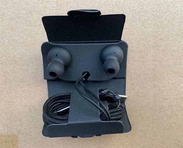 

for akg earphones eo ig955 3.5mm/type-c in-ear with mic wire headset for galaxy note10/note10+ s8 s9 s10 smartphone black white