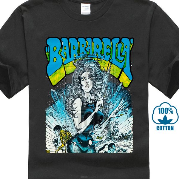 

barbarella movie poster 1968 t shirt black all sizes s to 4xl v43 023475