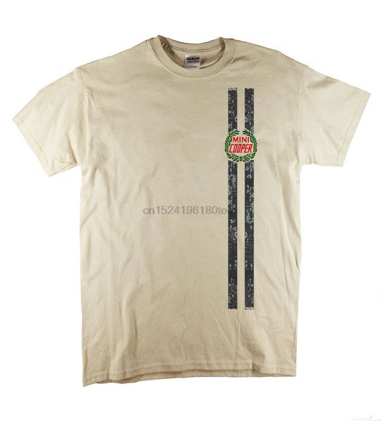 

mini cooper bmc rally monte carlo cult classic car retro natural t-shirt