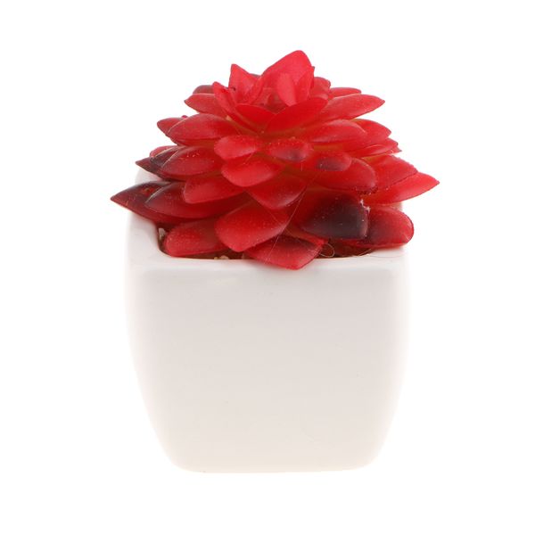 

ассорти 4шт герметичный поддельный искусственный зеленый суккуленты растения таблица стенд дисплей миниатюрные украшение для свадьбы декор д