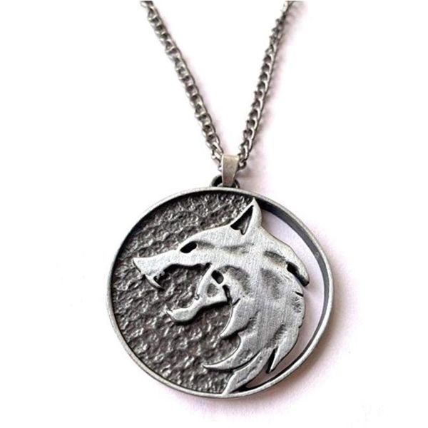 

chains men retro solid handicraft craft pendant hollowing out animal pattern necklace gift ethnic bohemian choker #4j07, Silver