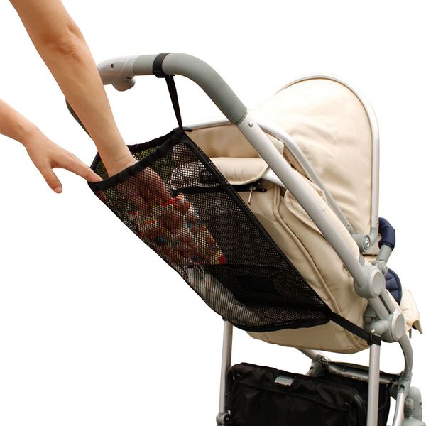 

baby stroller net bag pocket infant stroller mesh bottle diaper storage bag holder baby accessories