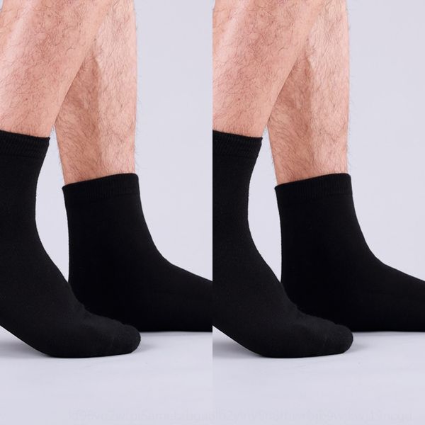 

autumn stockings and socks and winter new plus size men's socks men's plus fat feet mid cotton deodorant extra large stockings npe, Black