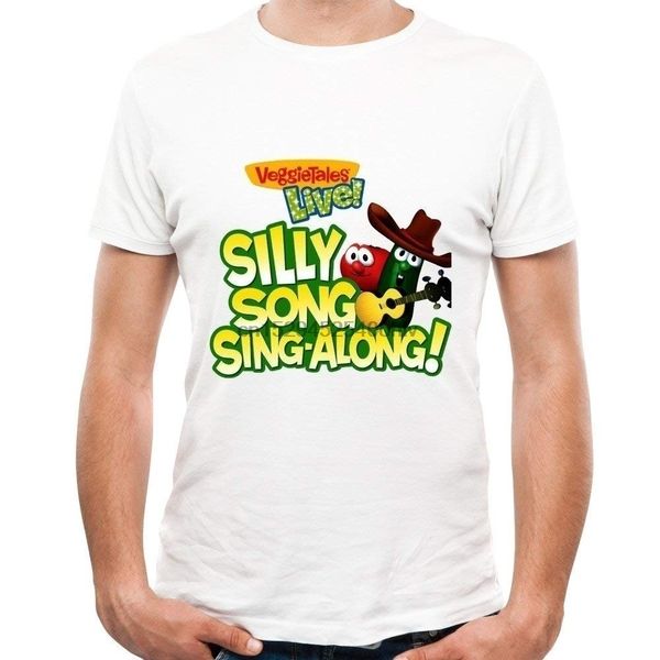 

мужская veggietales ларри огурца с коротким рукавом t- shirt