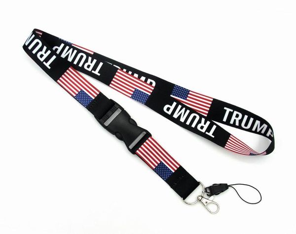 

trump lanyard usa flag make america great again phone neck lanyard keychain lanyard trump style badge holder