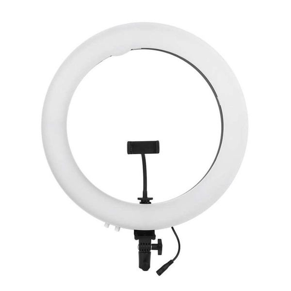 

led ring light with phone holder, mobile phone live stream beauty continuous dimming 3200-5600k color temperature 19inch