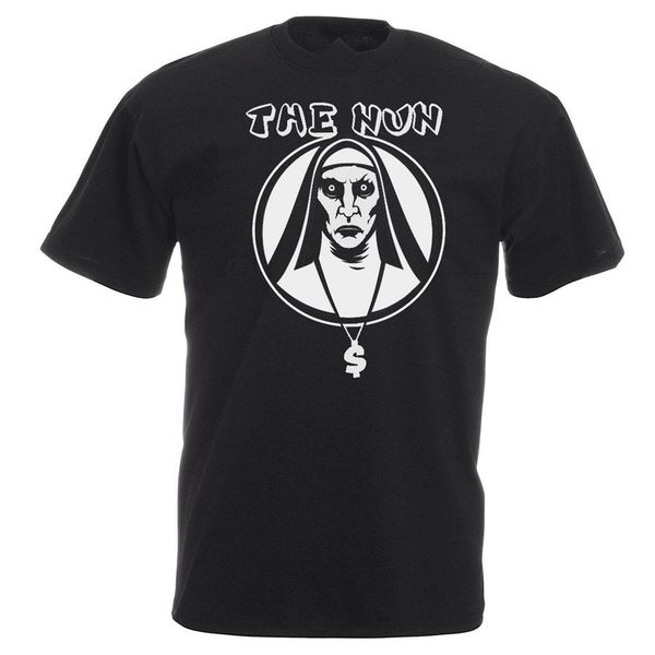 

the nun catholic horror terror black t-shirt customize tee shirt