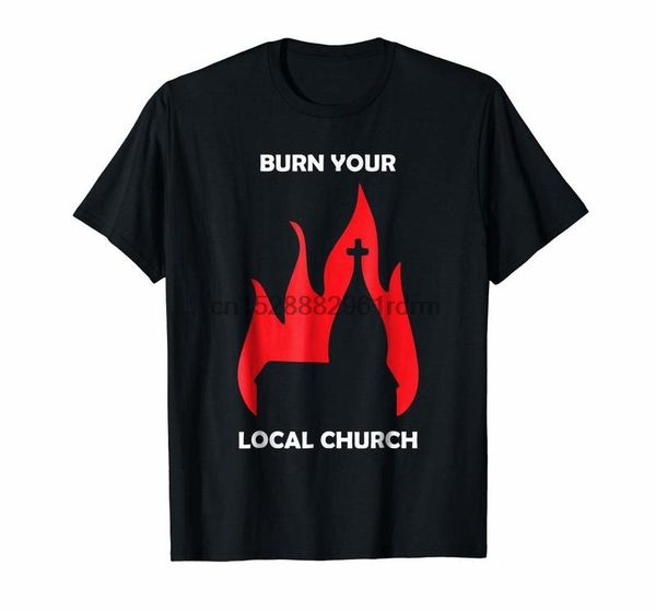 

clothing burn your local church t shirt 8271