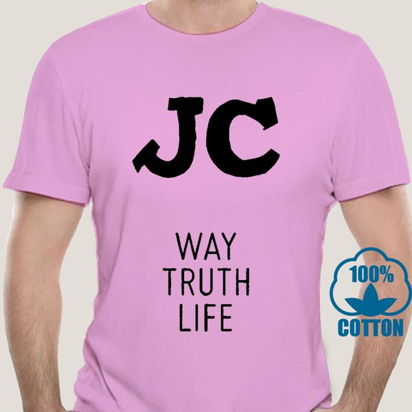 

2798a jc way truth life jesus christ salvation victory grace mercy promise men t shirt