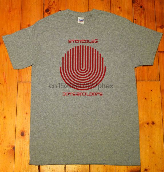 

stereolab dots and loops - screen printed t-shirt men t shirt