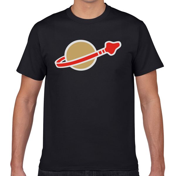 

t shirt men classic space funny white geek print male tshirt xxxl