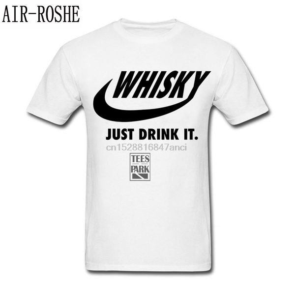 

awesome shirts whisky just drink it t shirts teenage crew neck short sleeve retro t shirt comfort price personalized