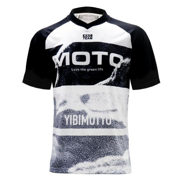 

factory direct sale mtb motocross bmx racing jersey downhill dh short sleeve cycling clothes mx t-shirt, Black;red