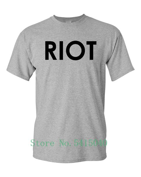 

riot t-shirt funny tv super soft t-shirt tee new short-sleeve fashion 100% cotton