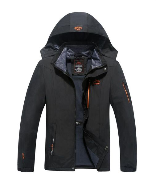 

new style spring outdoor plus-sized lard-bucket raincoat jacket mountaineering polar fleece single, Blue;black
