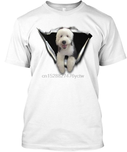 

men t shirt old english sheepdog 3d sticker women t-shirt