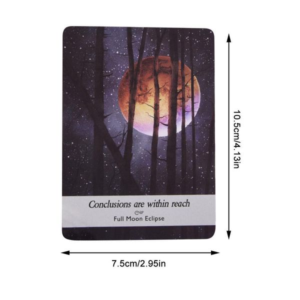 

game cards desk cards moonology tarot cards 44 oracle party entertainment magical with english set guidebook vmryu bdetoys
