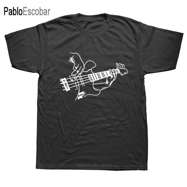 

bass guitar player music guitarist musician rock summer men's short sleeve t-shirt humor tee shirt cotton graphic
