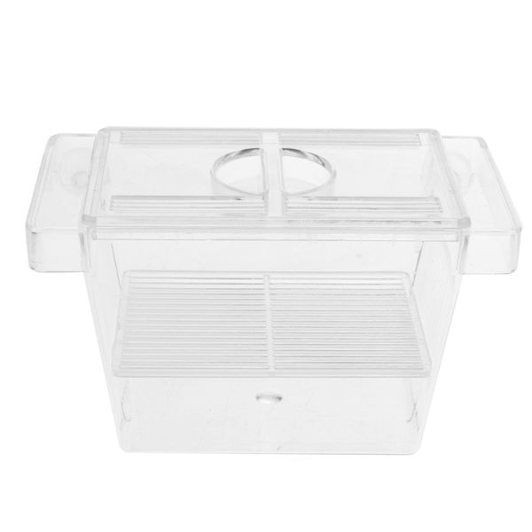 

fish tank высокого прозрачного аквариум рыбы бак инкубатор изоляция box малый