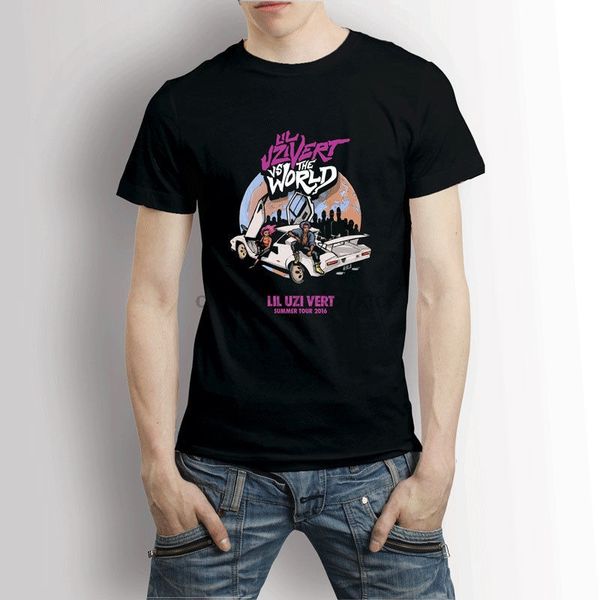 

lil uzi vert vs the world tour t-shirt mens teenew t shirt spring summer