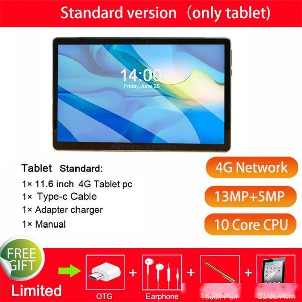 

4g lte 2 in 1 tablet pc 11.6 inch tablet lap1920 1080 android with keyboard dual sim card with google store