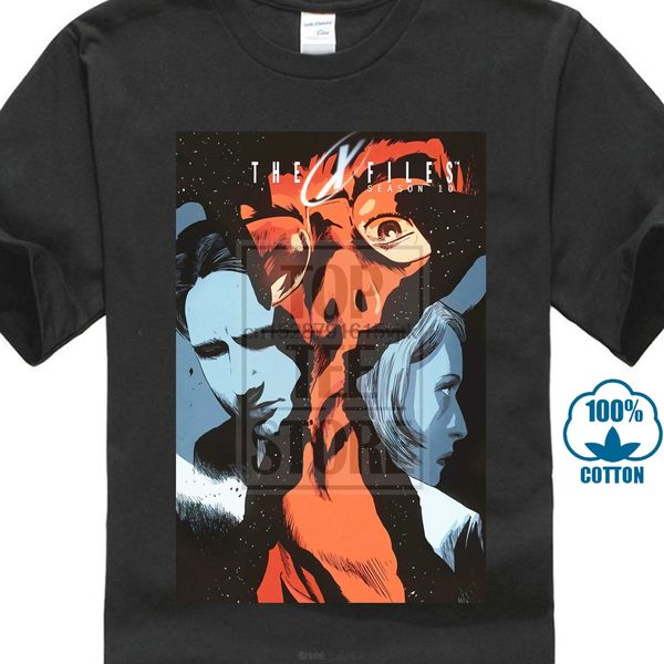 

x files men t shirt harajuku top tshirt 3d печати t-shirt black and white футболки мужская одежда 2019