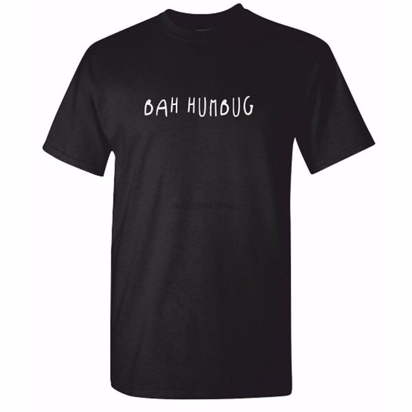 

mens bah humbug t shirt - funny christmas tshirt - joke stocking filler gift