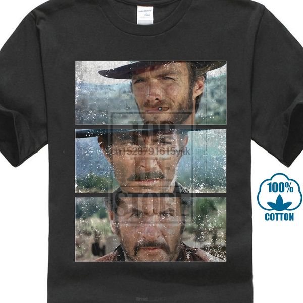 

хорошая, плохая, злая тенниска italo западного иствуд cowboy us clint