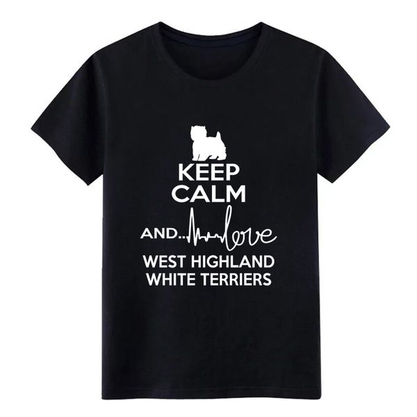 

men's west highland white terrier t shirt printing cotton round neck normal anti-wrinkle new style summer style kawaii shirt