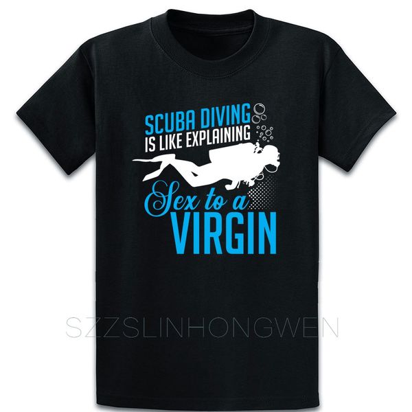

scuba diving to a virgin t shirt cotton character formal original spring autumn new fashion size over size s-5xl shirt