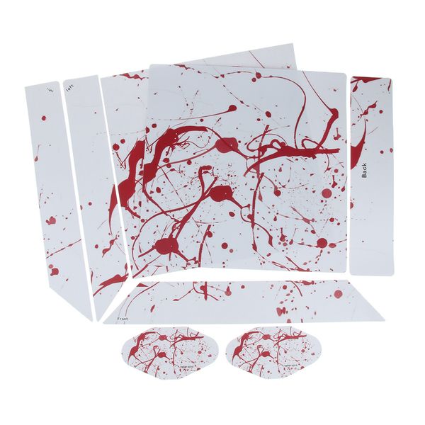 

1set decal sticker skins kit for sony ps4 pro wireless controller & console