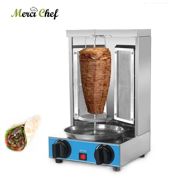 

ishawarma grill machine, gas broiler machine, gas doner kebab vertical automatic rotating bbq grill fast heating