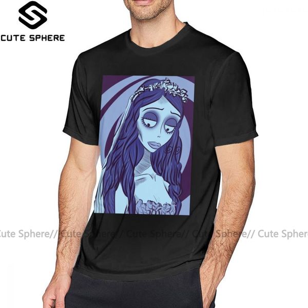 

труп невесты футболка emily t-shirt печать 100 процентов хлопка tee shirt основные крупногабаритные mens смазливая с короткими рукавами tshi
