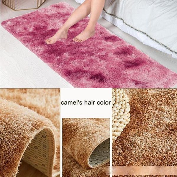 

polyester fiber fluffy rugs sofa mat shaggy area rug floor 120x50cm anti-skid living room floor carpet warm bedroom l