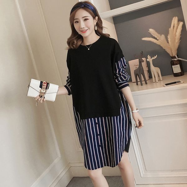 

2020 new arrive maternity dress woman fashion style large size dresses pregnant woman clothes md-00289, White