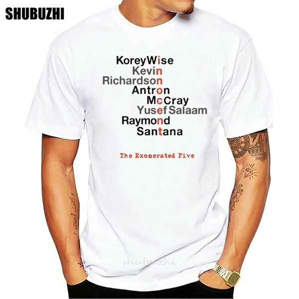 

tribute to the exonerated five - innocent t shirt the exonerated 5 tshirt justice central park five social justice black