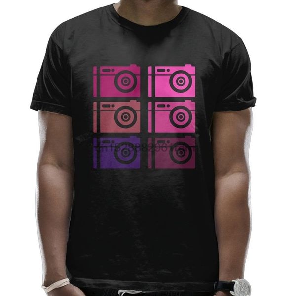 

clothing yodkherk camera lover vintage mens classic cotton short sleeve crew t shirt 9485(2