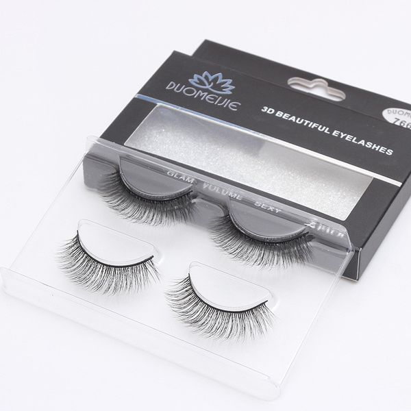 

false eyelashes makeup 2 pairs thick long party black band fake eye lashes 2021
