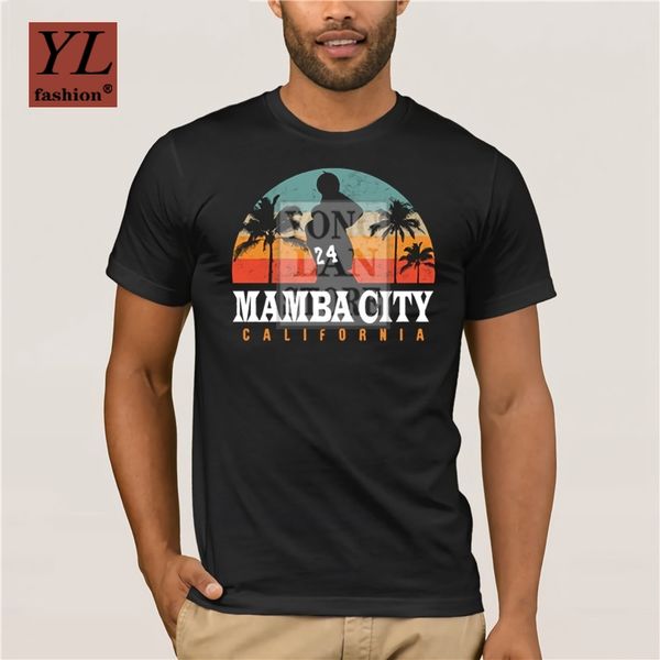 

2020 summer fashion street short sleeve t shirt mamba city la t shirt