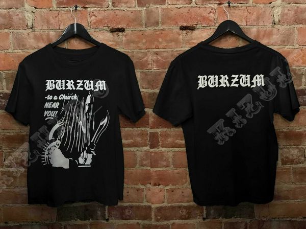 

90burzum t-shirt to a church near you item size s-2xl t shirt discount 100 % cotton t shirt for men's