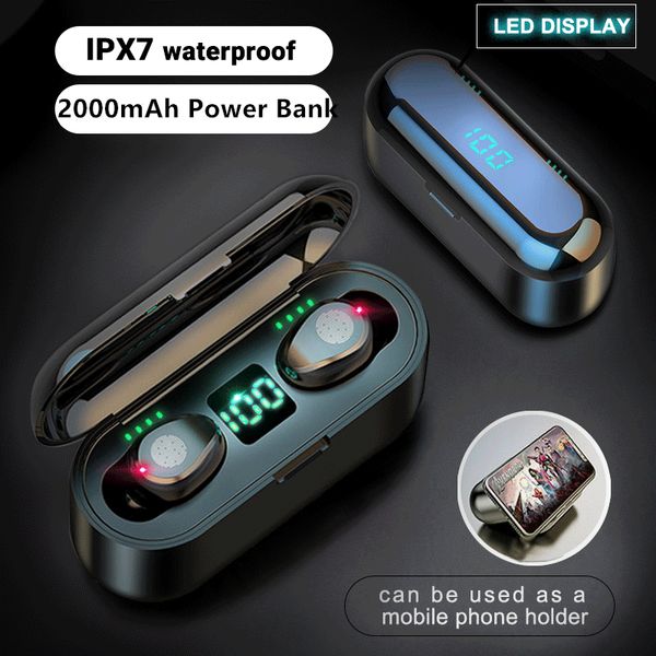 

Earplug business Sports running waterproof digital display touch wireless Version 5.0 TWS Bluetooth headset