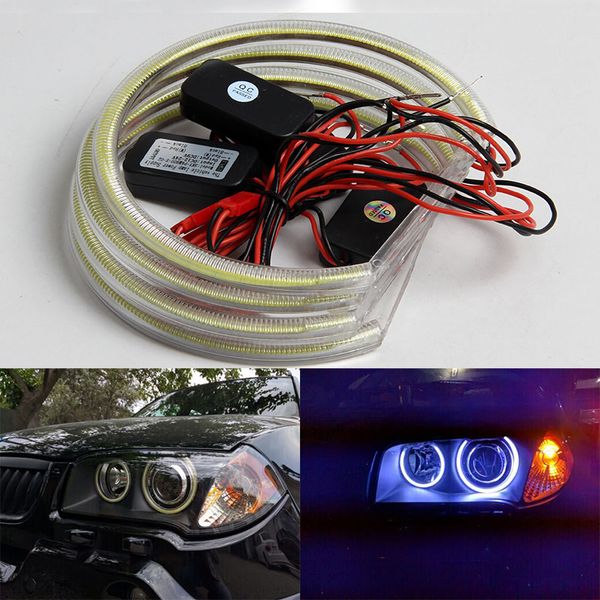 

4x131mm led cob angel eye halo light error for e46 e39 e38 e36 white 3 5 7 series